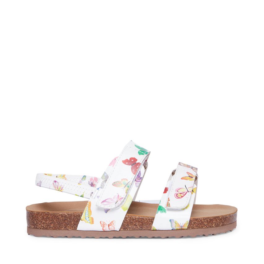 Sandalias de Plataforma Steve Madden Adouble Niños Blancas Multicolor | ES SA2190